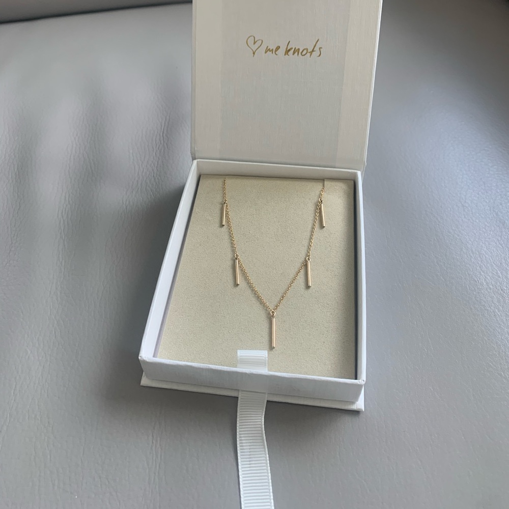 Love Me Knots Sandbar Choker Gold Filled Necklace